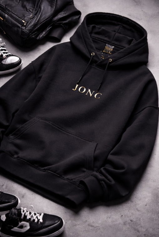 JONC Signature Black Hoodie